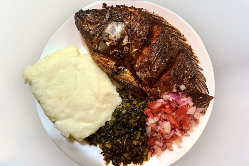DEEP FRIED TILAPIA W/2 SIDES La hannah Holdings